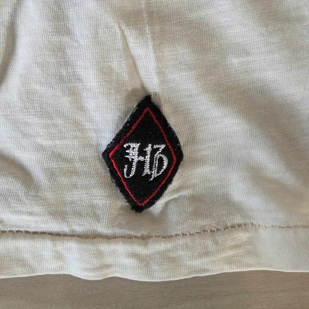 Heritage Johnson Motors Inc Wrecking Crew Graphic T-Shirt XL White Slub Cotton - Picture 7 of 10